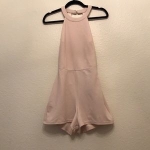 Sabo skirt open back romper